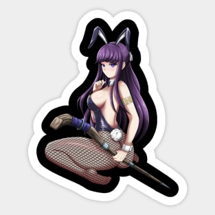 Fern on bunnysuit Sticker